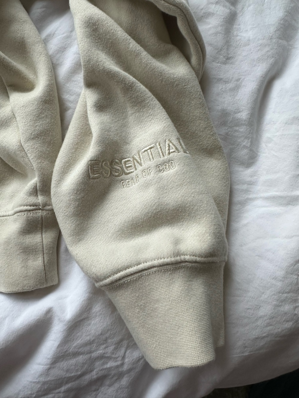 Essentials Women's Hoodie Sweater in Cream